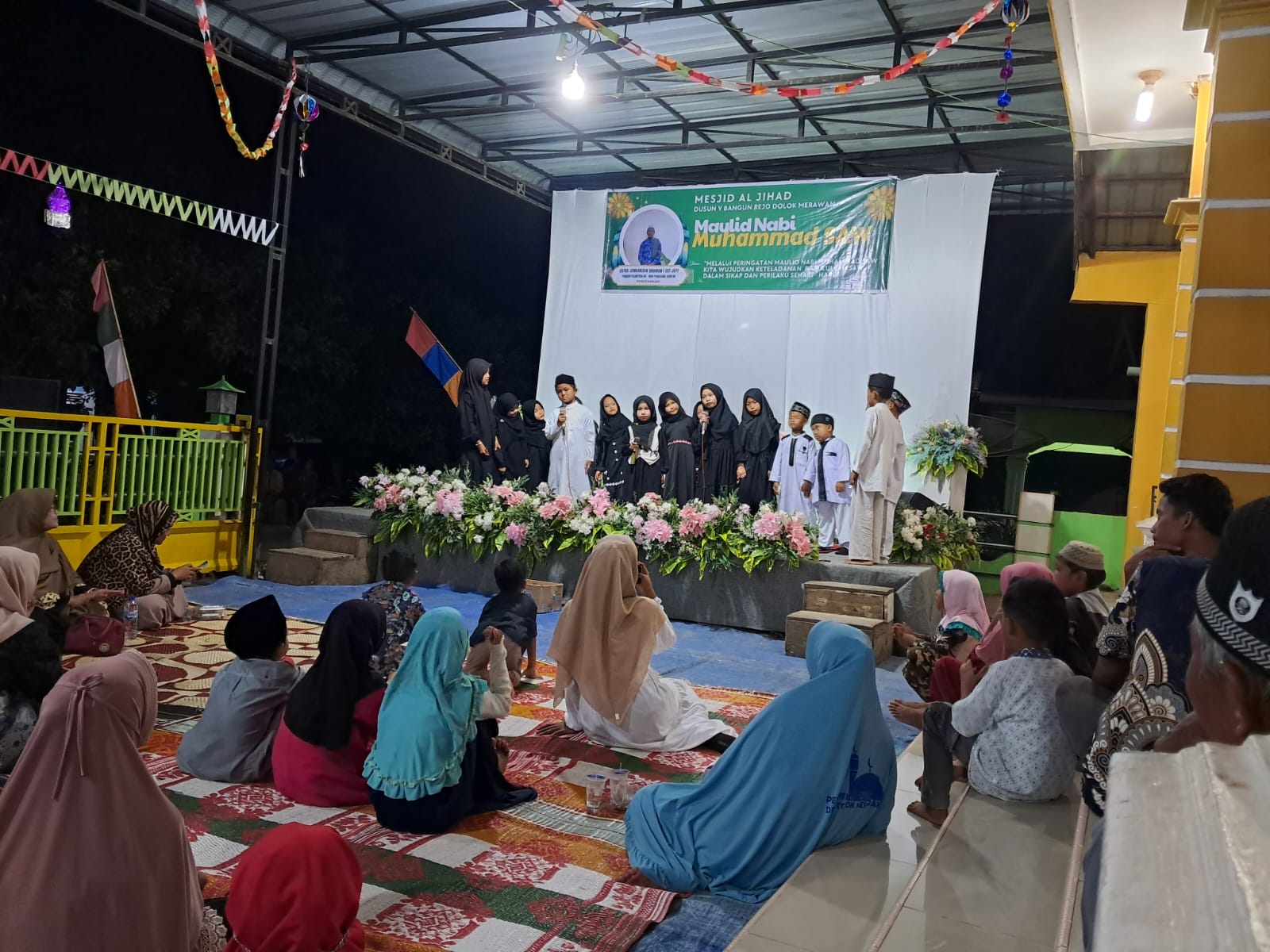 Kapolsek Dolok Merawan Hadiri Peringatan Maulid Nabi Muhammad SAW 1447 H