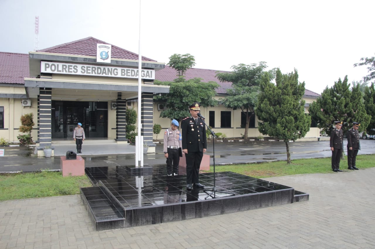 Upacara Hari Kesaktian Pancasila di Polres Sergai Berlangsung Khidmat dan Penuh Nasionalisme