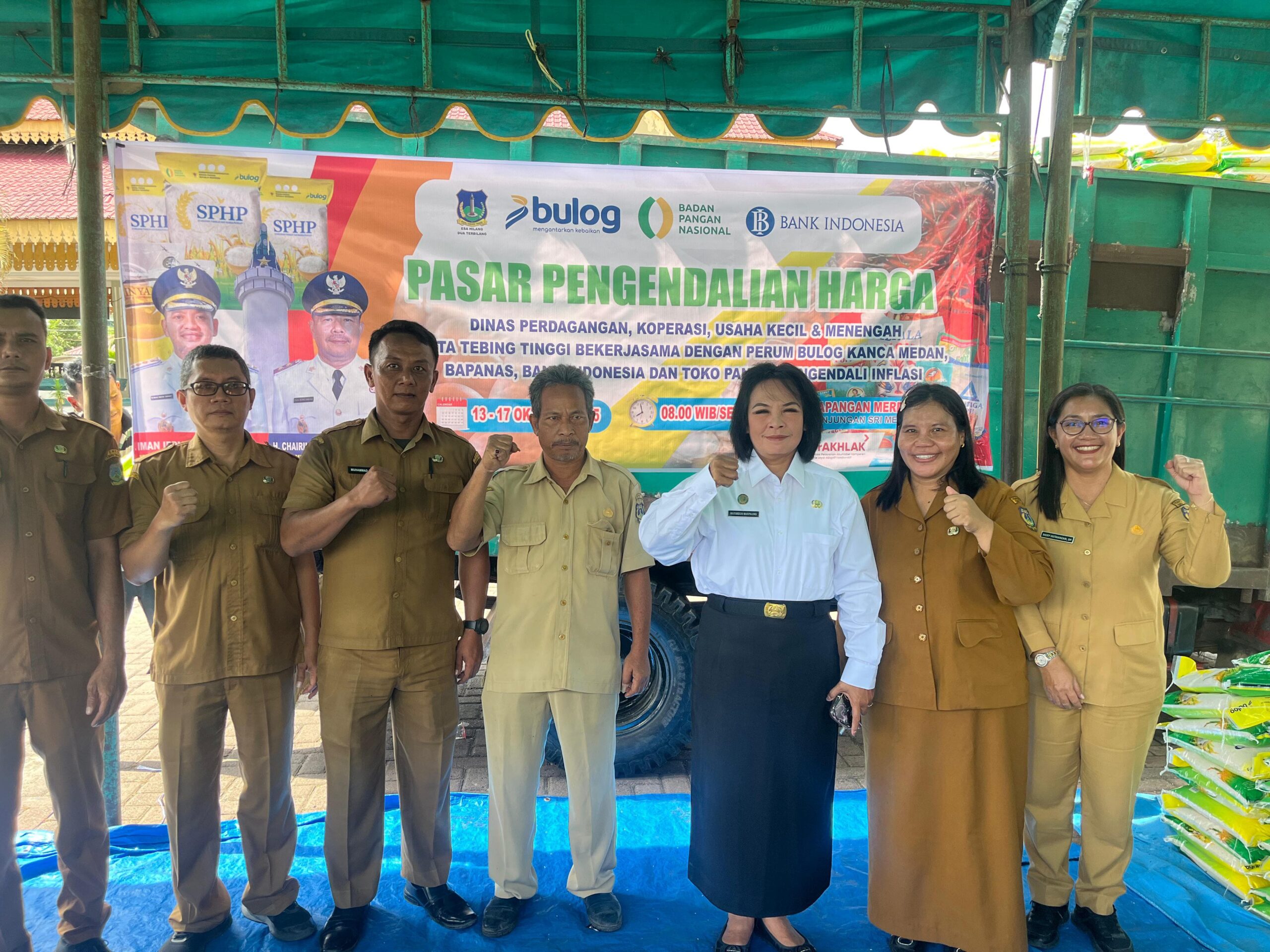 Jaga Stabilitas Pangan Menjelang Akhir Tahun, Pemko Tebing Tinggi Gelar Pasar Pengendalian Harga,