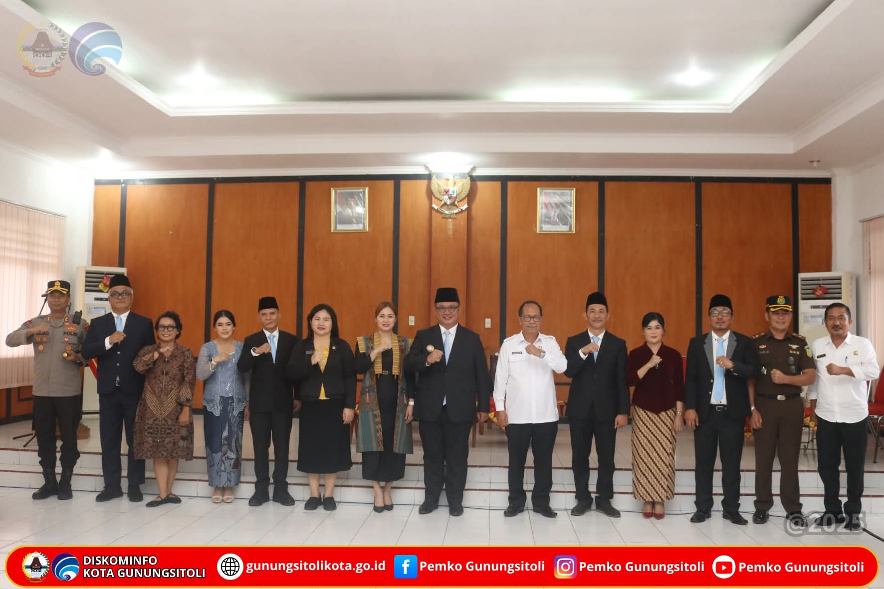 Wali Kota Gunungsitoli Lantik Pejabat Tinggi Pratama Hasil Seleksi Terbuka