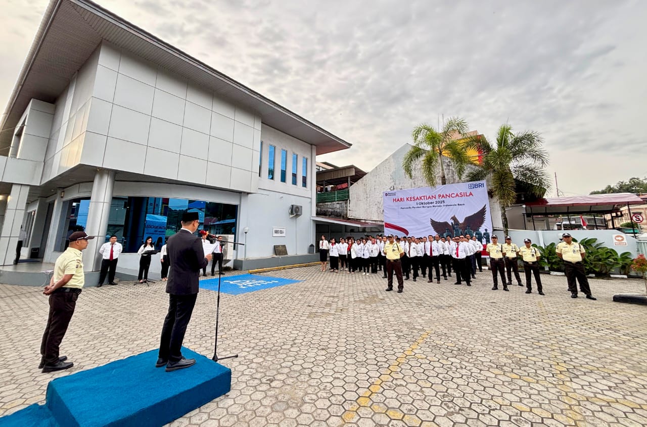 BRI BO Gunungsitoli Peringati Hari Kesaktian Pancasila 2025 dengan Peneguhan Nilai Kebangsaan