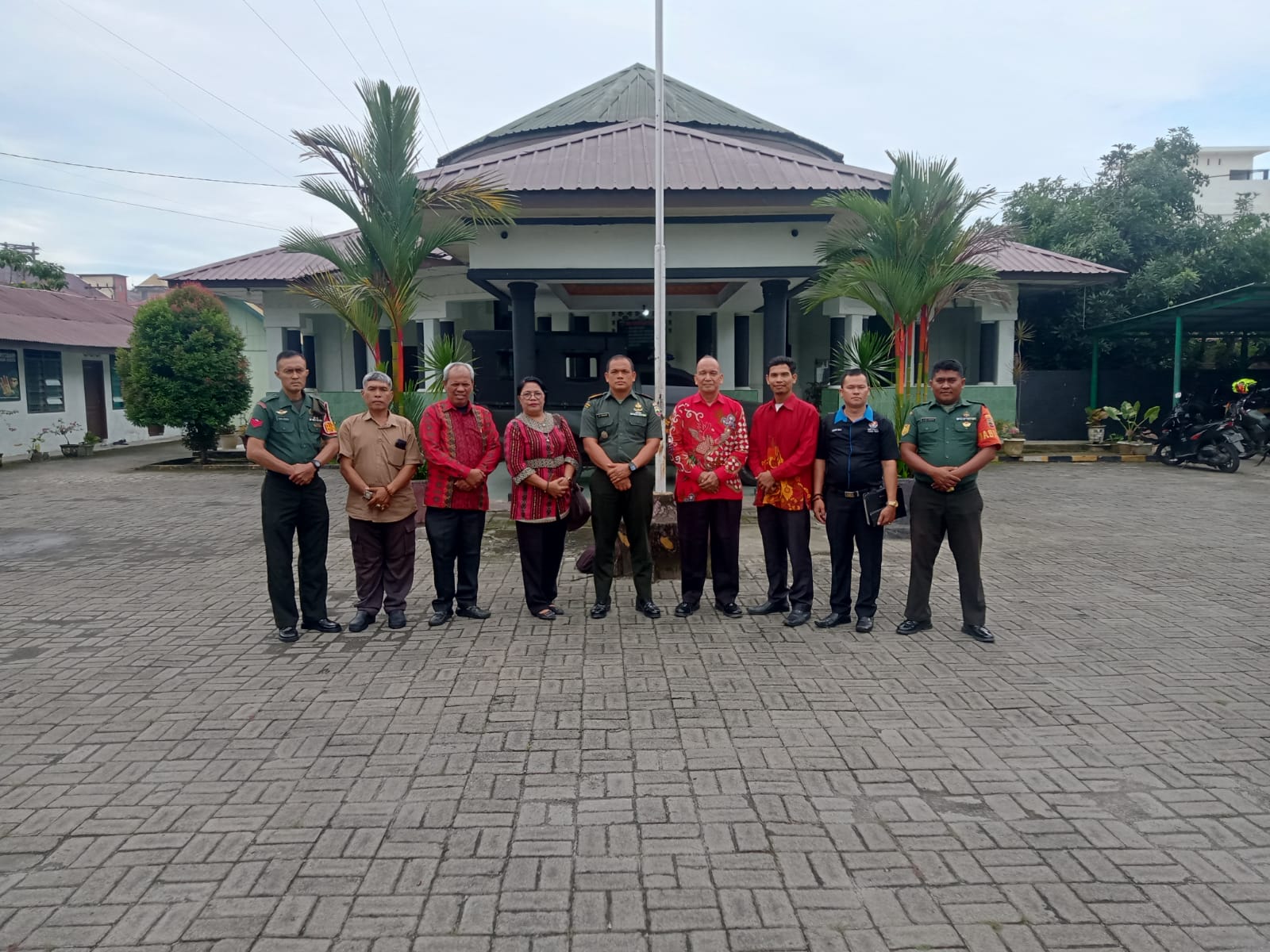 Panitia Natal Oikumene Audensi Ke Koramil 13 Tebing Tinggi Di Sambut Hangat Oleh Dan Ramil Ismail Sihaan