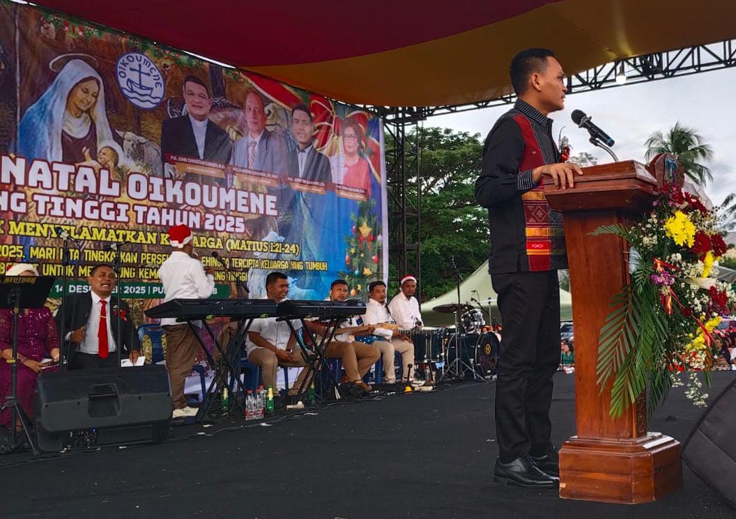 Beri Sambutan Natal Oikumene Tebing Tinggi, Andar Alatas Hutagalung : 30 GSM Mendapat Honor dari Pemko