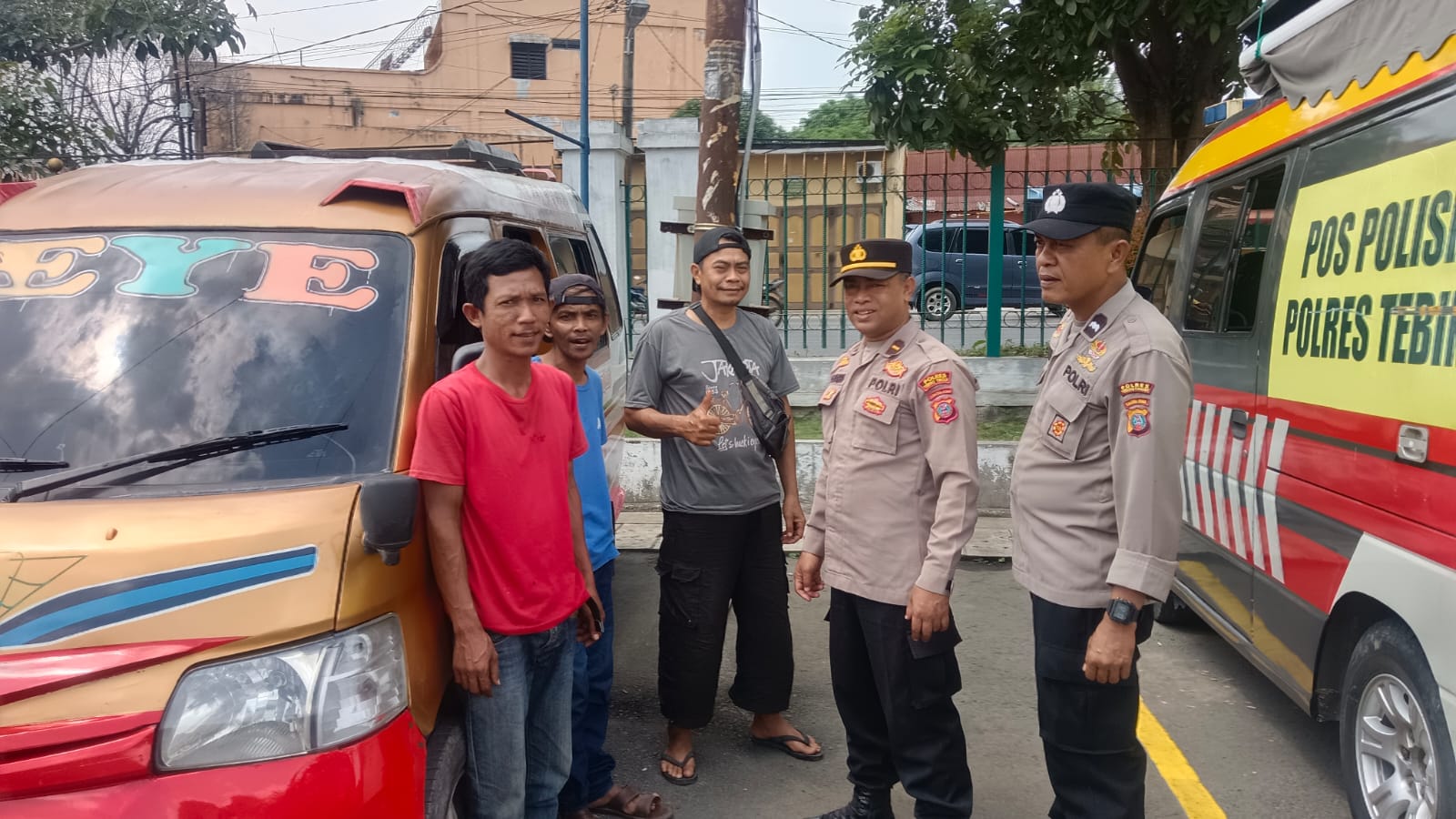 Kasat Binmas Polres Tebing Tinggi Sampaikan Pesan Kamtibmas kepada Masyarakat