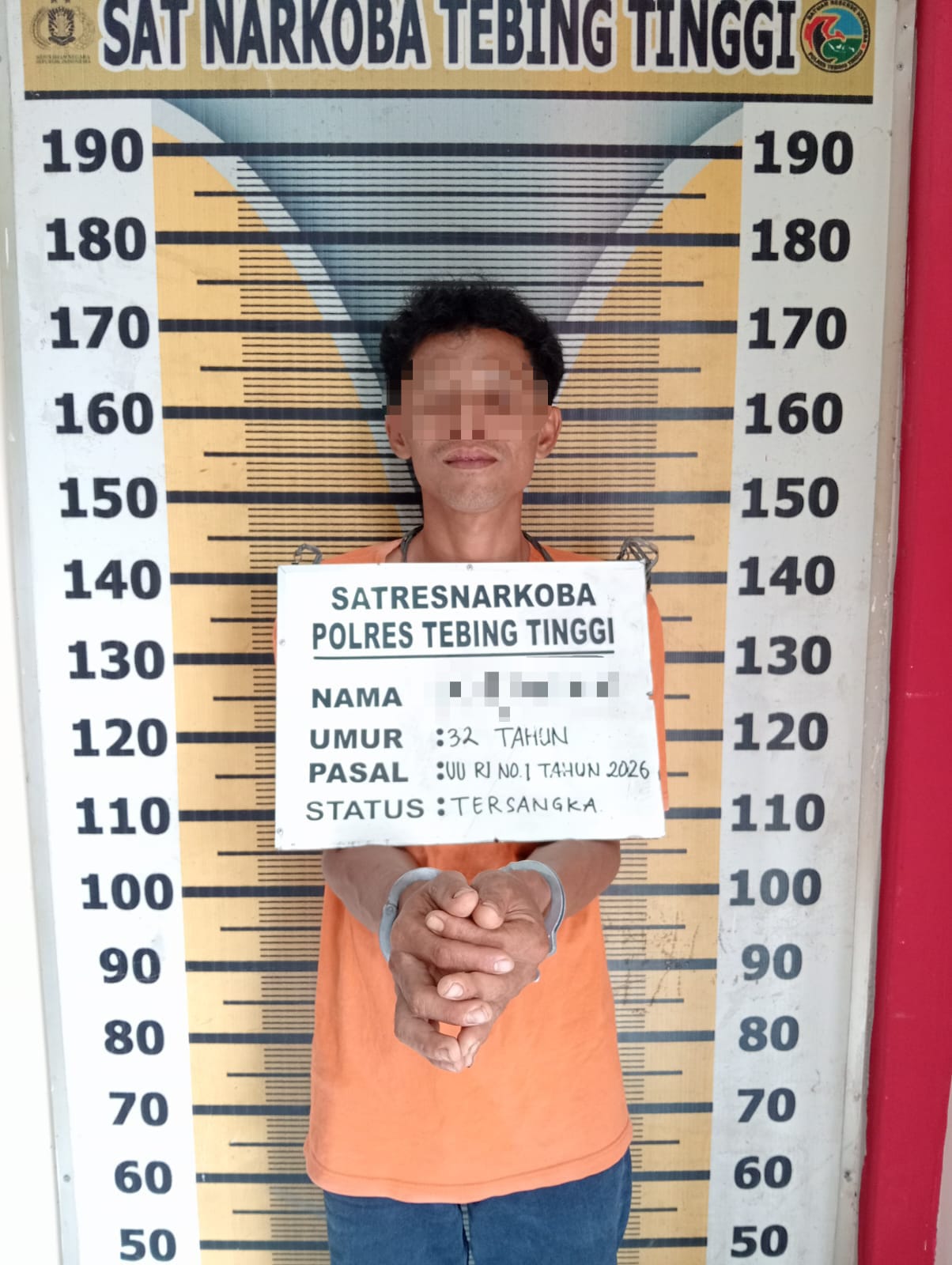 Sat Resnarkoba Polres Tebing Tinggi Tangkap Pemilik Sabu di Bandar Khalifah