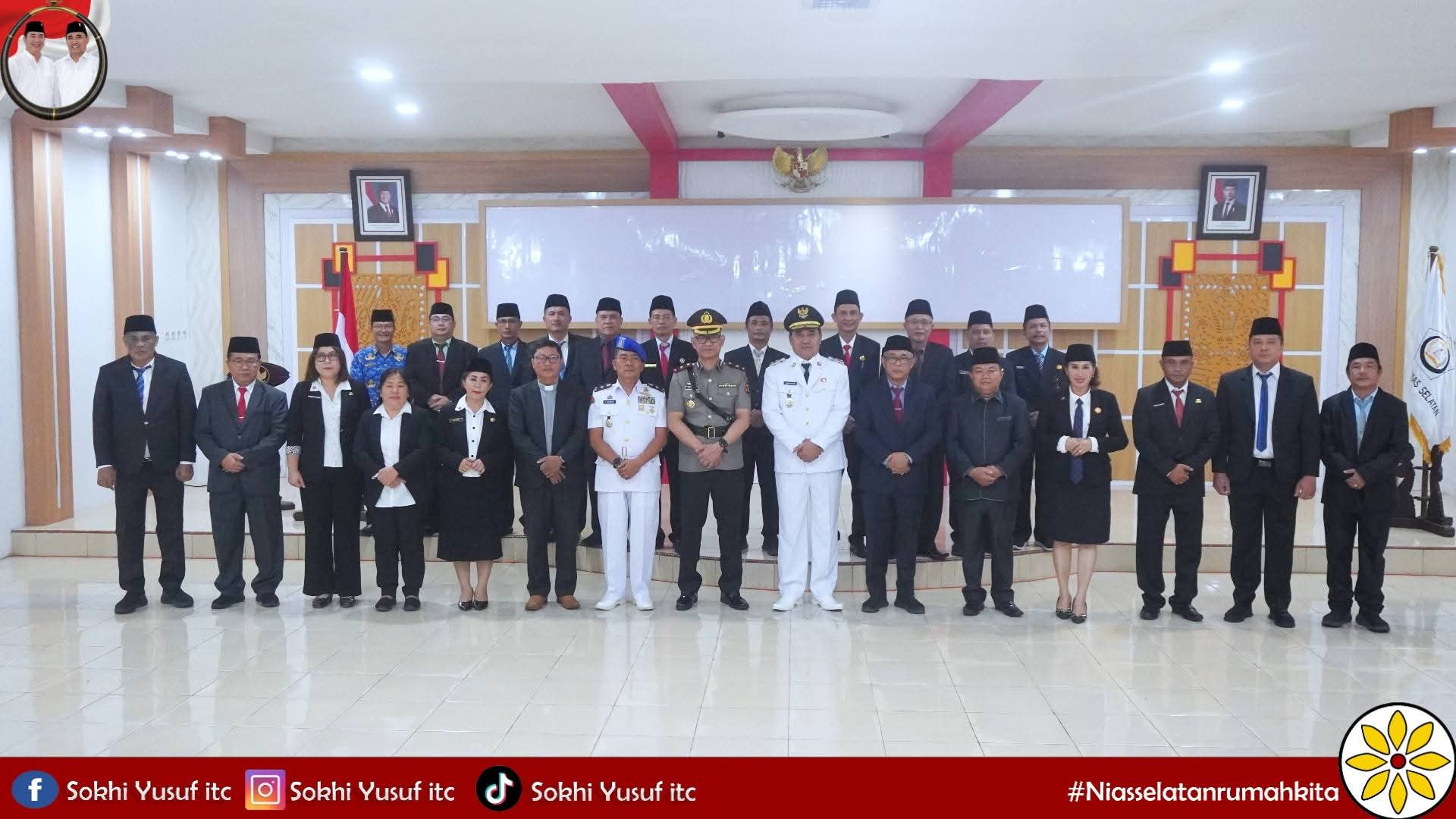 Wabup Yusuf Nache Pimpin Upacara Hari Otonomi Daerah XXX Tahun 2026, Tekankan Sinergi “Asta Cita” di Nias Selatan.