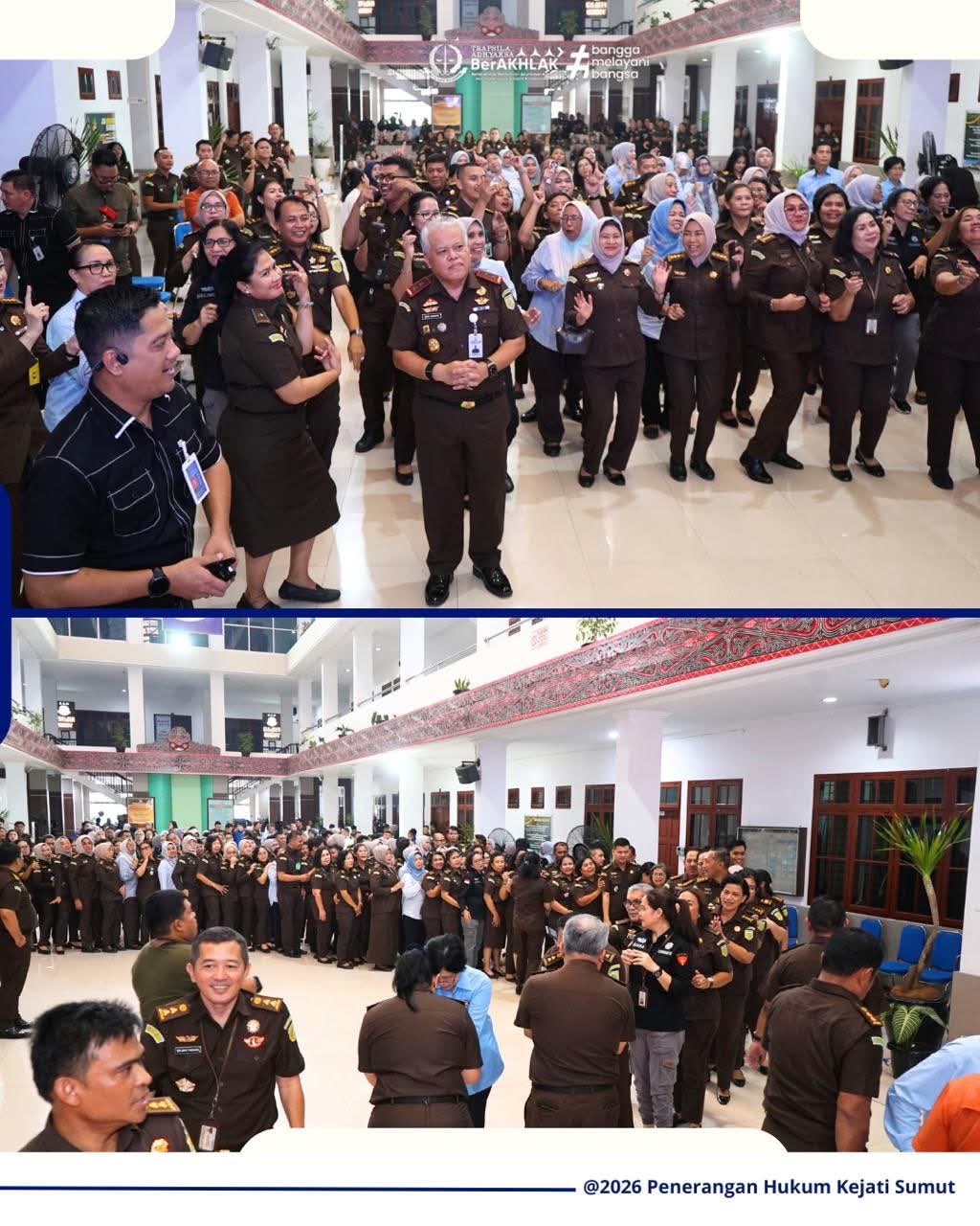 Kejaksaan Tinggi Sumatra Utara Menggelar Secara Pelepasan Oleh Tugas Lama Dan Selamat Tempat Tugas Baru