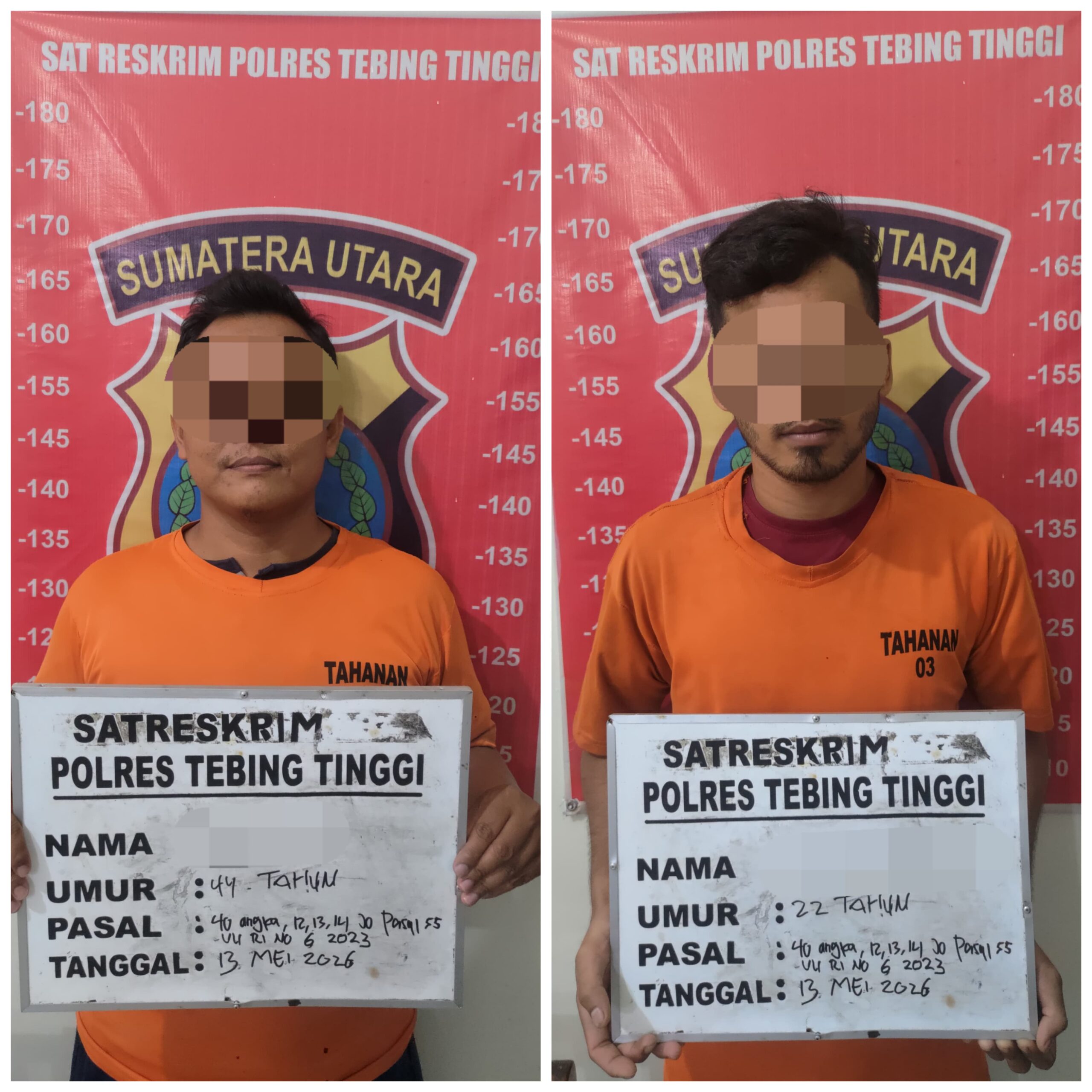 Sat Reskrim Polres Tebing Tinggi Amankan Dua Pelaku Penyalahgunaan BBM Bersubsidi Jenis Solar