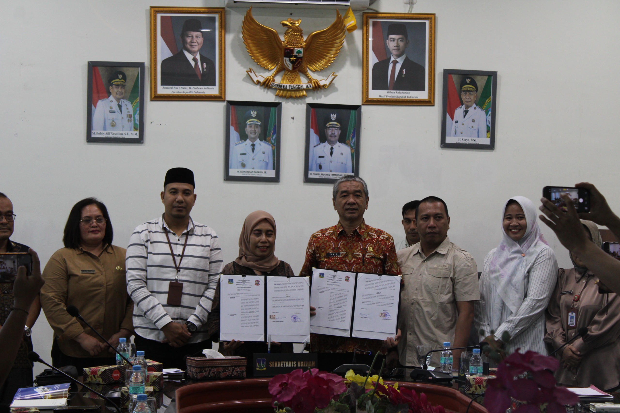 Gencarkan Germas Dan Percepatan PenanggulanganPenyakit Menular, Pemko Tebing Tinggi Meluncurkan Inovasi Pintu Radiasi Untuk Percepatan Deteksi TBC