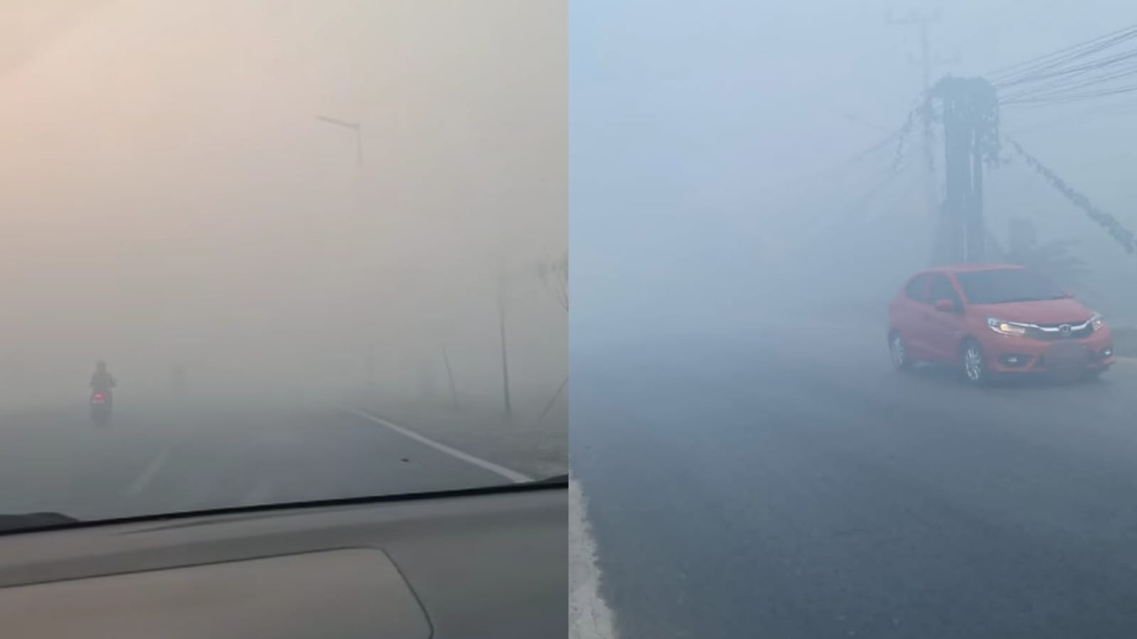 Kabut Asap Tebal Kembali Selimuti Banjarbaru Kalsel, Warga Keluhkan Jarak Pandang Hanya 10 Meter